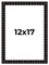 12x17 Bamboo Picture Frame with UV-Resistant Acrylic & Acid Free Backing, Available in 4 Finishes - Brown, Black, Gold, and Natural